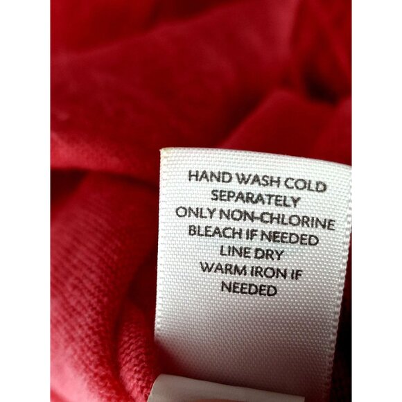 J. Jill Womens Sleeveless Lightweight Red Linen Tank Top Size M - Picture 7 of 9